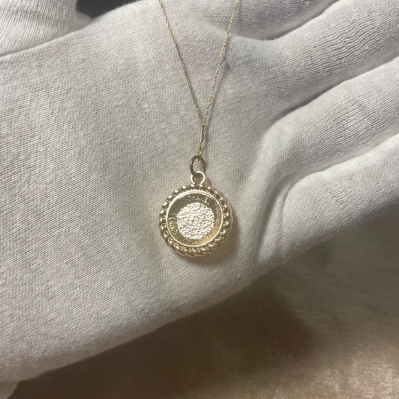 Stamped Chanel Upcycled Gold Pendant Necklace Chanel - Picture 3 of 4